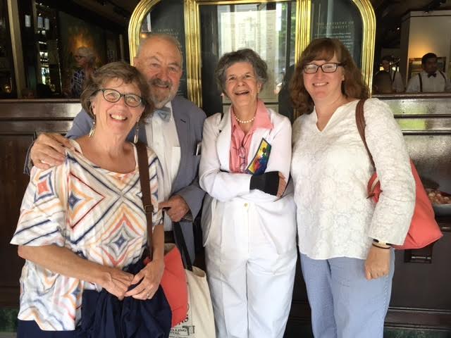 with Cynthia Caples and Cathleen Carothers at Old Ebbitt Grill 2017