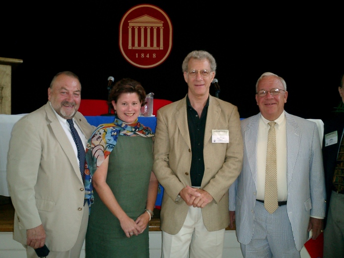 Chuck with Theresa Towner, L. D. Brodsky, and Jim Carothers