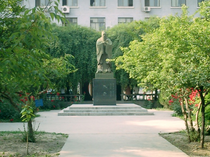 Statue of Confuscius at Northwest in Xian